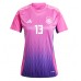 Maillot de foot Allemagne Thomas Muller #13 Extérieur vêtements Femmes Europe 2024 Manches Courtes